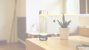 HydroMagic Pure - Glass Hydrogen Bottle - faded background image